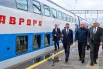 Во вторник, 25 августа, мэр Москвы Сергей Собянин осмотрел новый двухэтажный поезд, который будет ходить между Москвой и Ярославлем. Современный состав выйдет на линию уже 26 августа.
