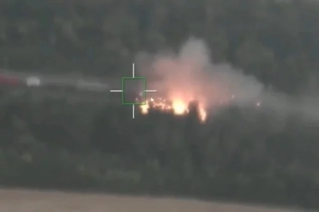 Ударные беспилотники нанесли удары по военным объектам.