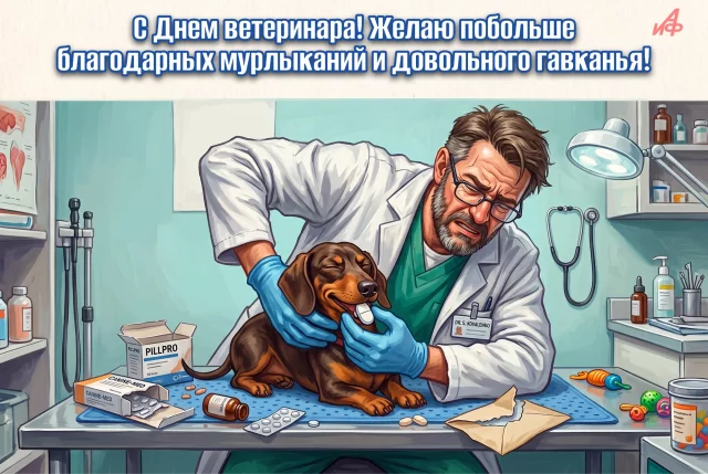 день ветеринарного врача открытка