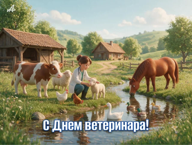 с днем ветеринара 31 августа открытка