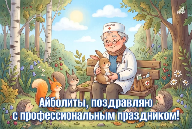 открытка с днем Айболитов 31 августа