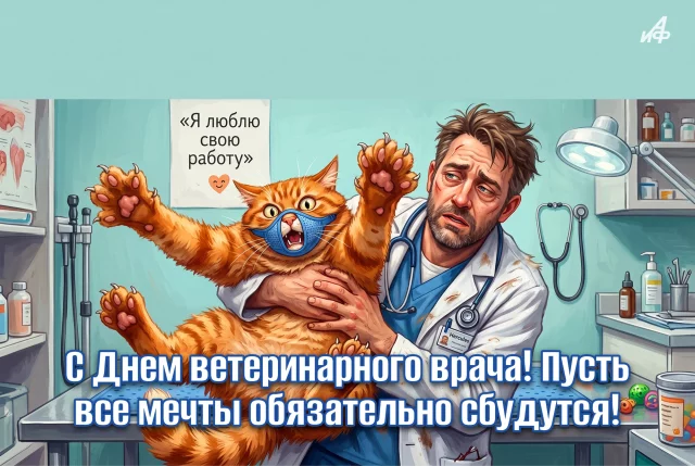 день ветеринарного врача открытка для чатов