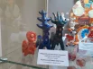Свистульки в технике абашевской глиняной игрушки, работа Романа Корнюшина.