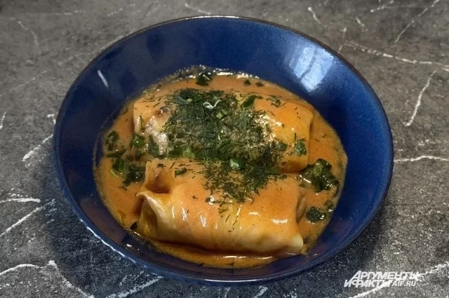 Голубцы получаются очень вкусными и ароматными
