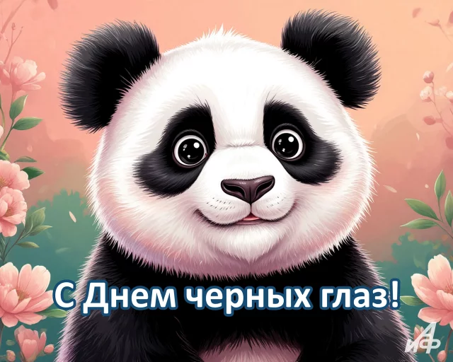 открытка день черных глаз 25 сентября