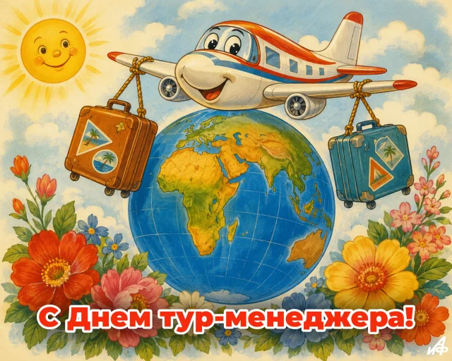 открытка День тур-менеджера
