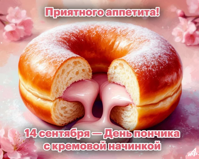 открытка день пончика