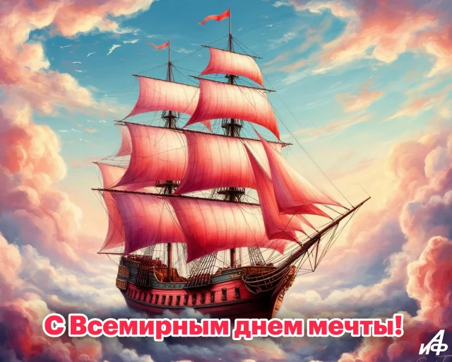 открытка в день мечты