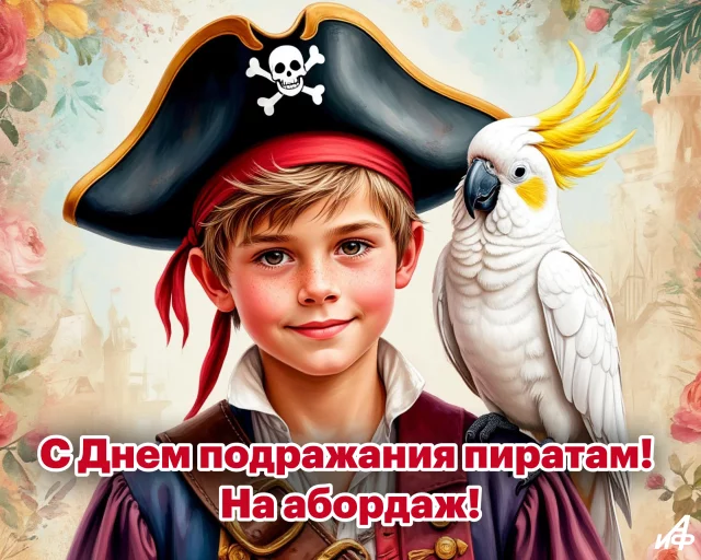 открытка день подражания пиратам