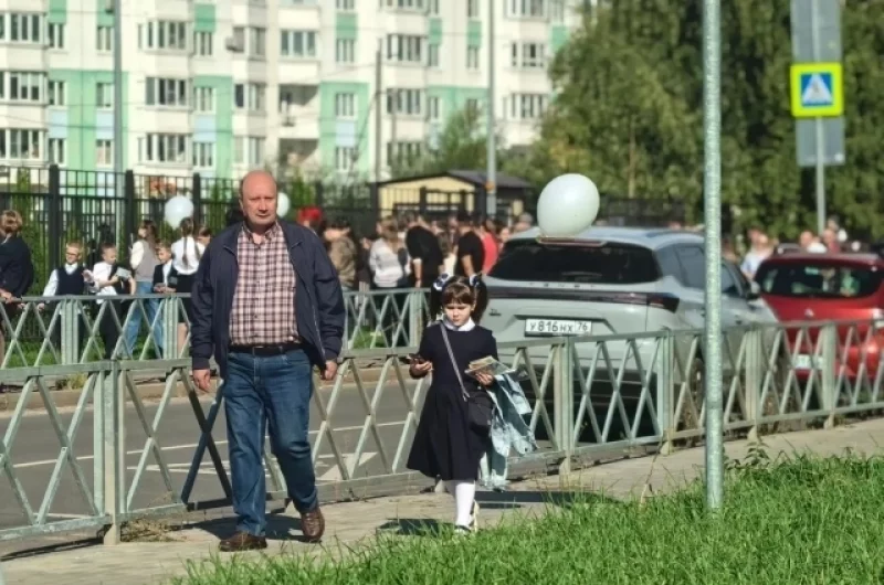 После линейки - начался учебный год.