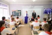 Александр шуваев посетил урок мужества в Беловской средней школе.