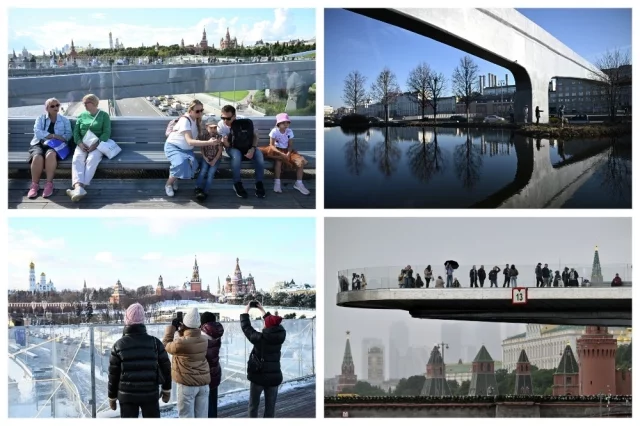 Парк «Зарядье» открыли в День города в 2017 году. Таких объектов раньше в стране еще не было.