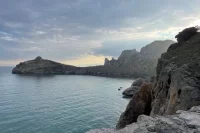 Море в Крыму летом.