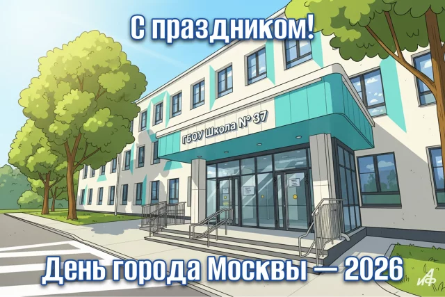 день города Москвы 2026 открытка