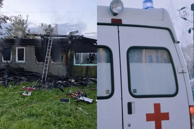 Дом в Красноярском крае, где в огне погиб двухлетний ребенок