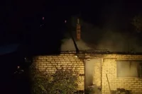 Фото МЧС с пожара Мариинско-Посадского округа.