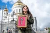 Участники хода молились о победе в специальной военной операции и мире для своего города и страны.
