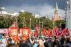 Третья святыня, которую несли участники крестного хода - мощи Дмитрия Донского, недавно открытые в Археологическом монастыре Московского Кремля.