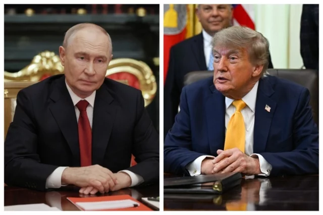 Владимир Путин и Дональд Трамп.