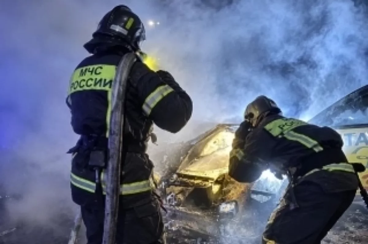 В Переславле из-за утечки топлива загорелся автомобиль