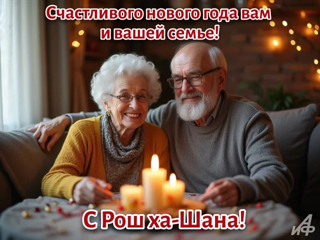 открытка с иудейским новым годом