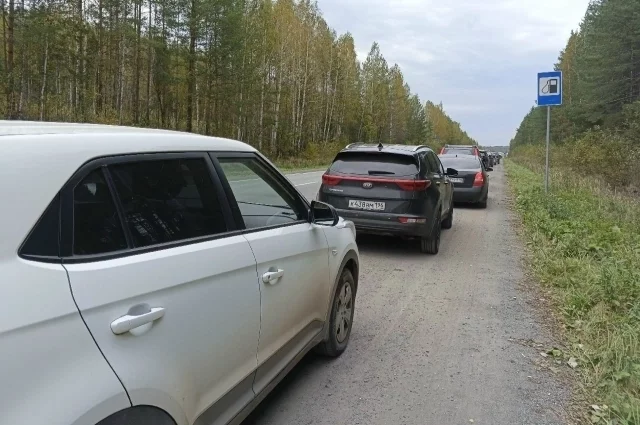 Пока одни водители стоят в очередях, другие снимают юмористические ролики.