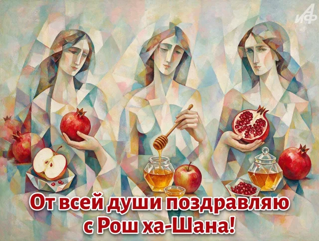 открытка с новым годом Шана това