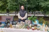 На ярмарке были представлены изделия из керамики.