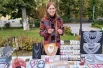 Были представлены кружевные украшения в технике фриволите.