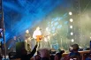 Сцену для выступления оборудовали на площади Ленина.