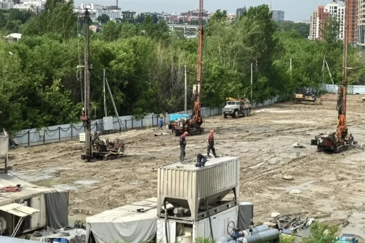Очистные для ливневки на улице Эрвье в Тюмени готовы на 20%