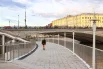 Новый мост объединил сразу несколько участков на правом берегу Москвы-реки: от набережной Тараса Шевченко до острова Балчуг.