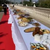 Охватить в кадр весь стол не представилось возможным. Однако его изобилие радует в каждом кадре.