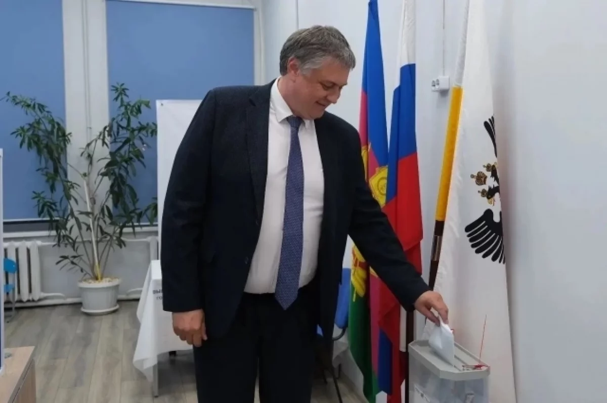 Заместитель губернатора Краснодарского края проголосовал на выборах