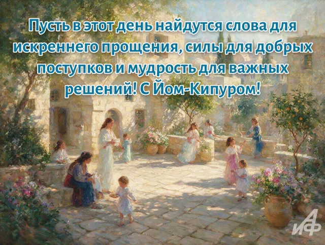 йом-киппур красивая открытка