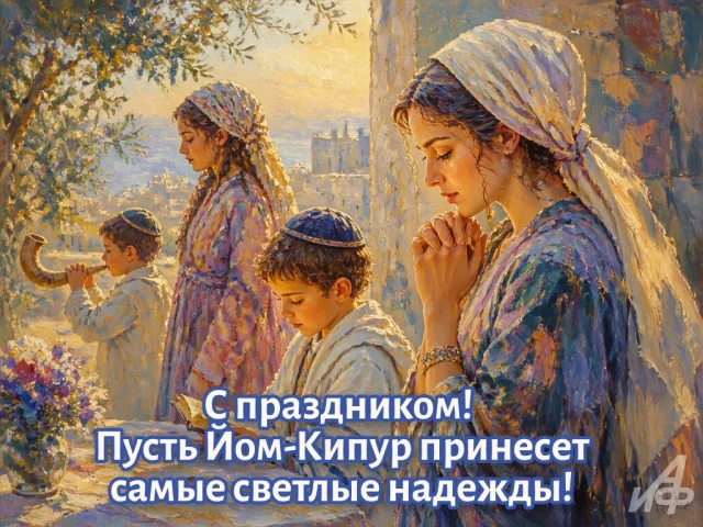 открытка йом-кипур