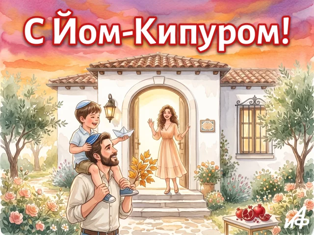 открытка йом-кипур