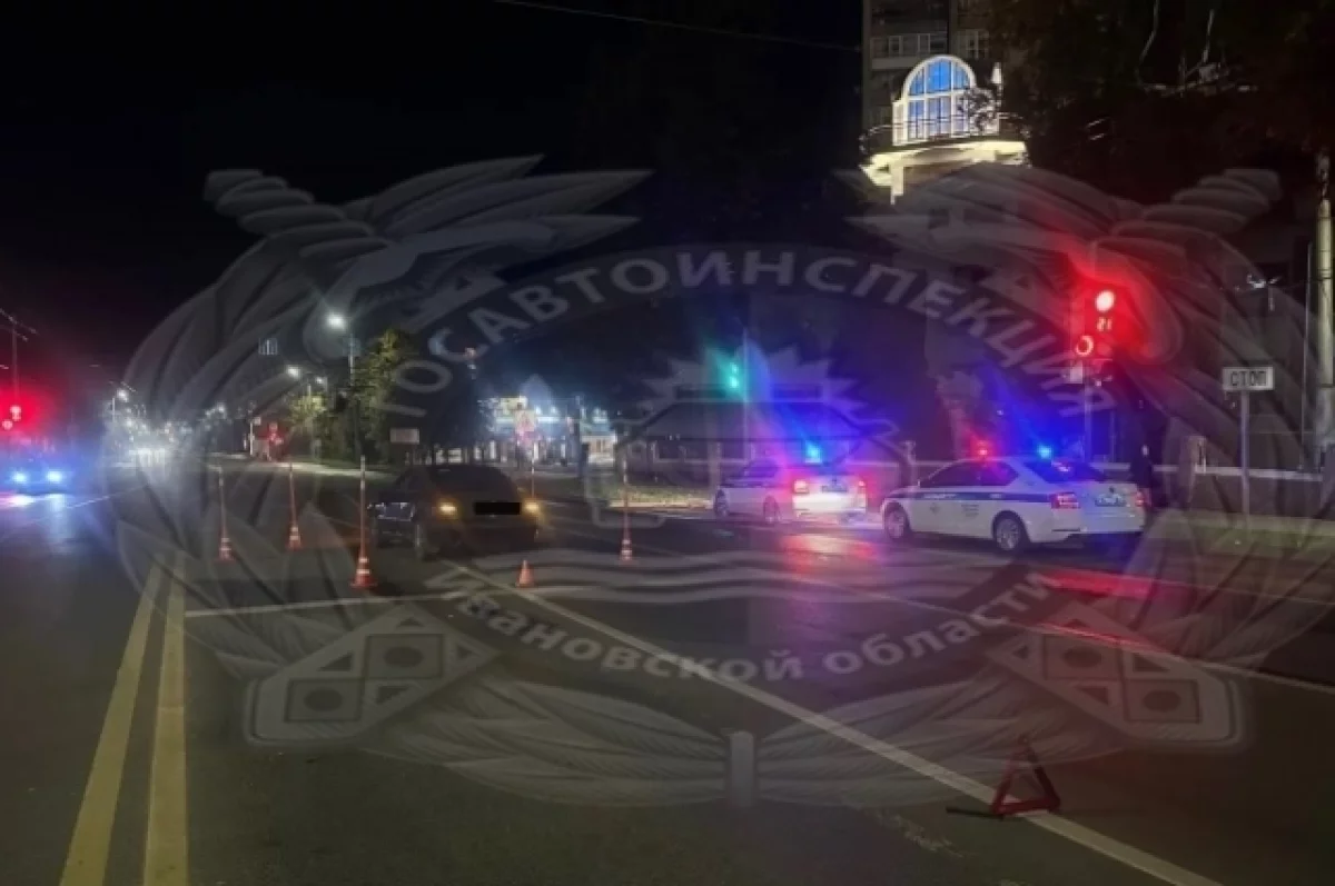 В Иванове водитель на иномарке сбил пьяного пешехода