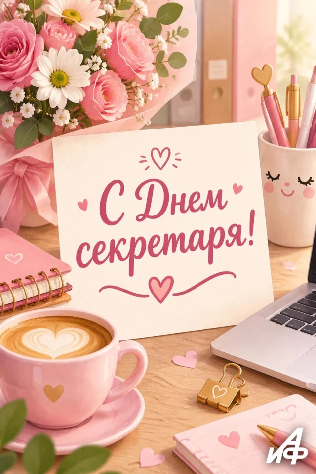 день секретаря открытка
