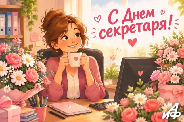 день секретаря открытка с пожеланиями