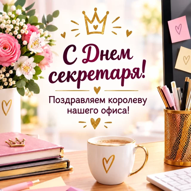 день секретаря открытка для чата