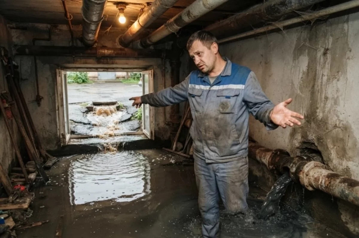 Хабаровская УК не смогла свалить затопленный канализацией подвал на соседей
