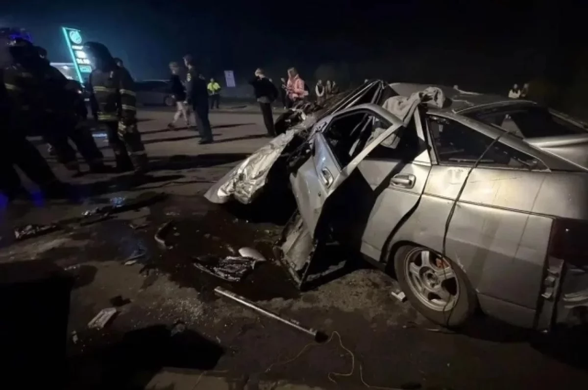 В ДТП в Ленинске‑Кузнецком погибли двое молодых людей и двое пострадали