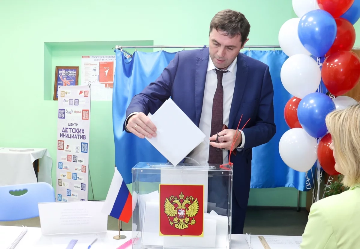 Сергей Петрин проголосовал в рамках выборов депутатов Государственной Думы