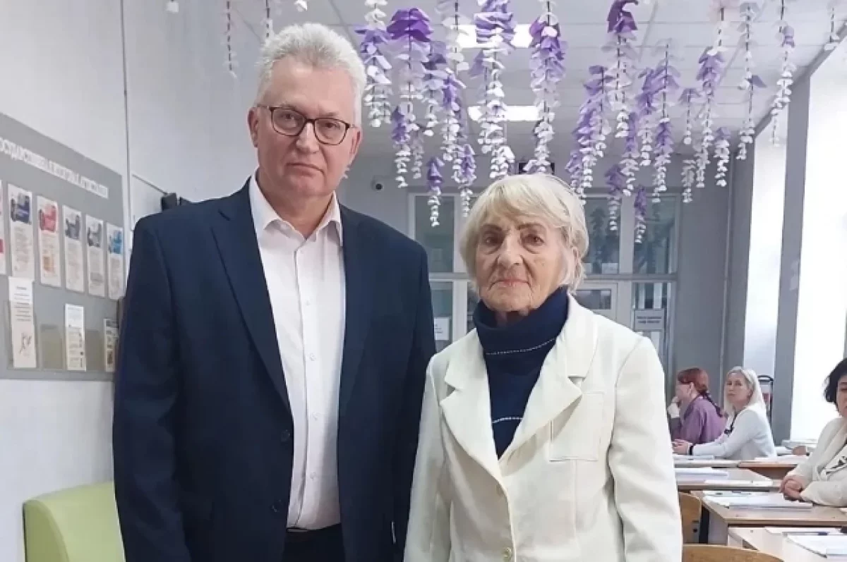 101-летняя жительница Великих Лук проголосовала на выборах