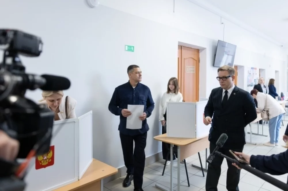 Первый день выборов в Псковской области — в фотографиях
