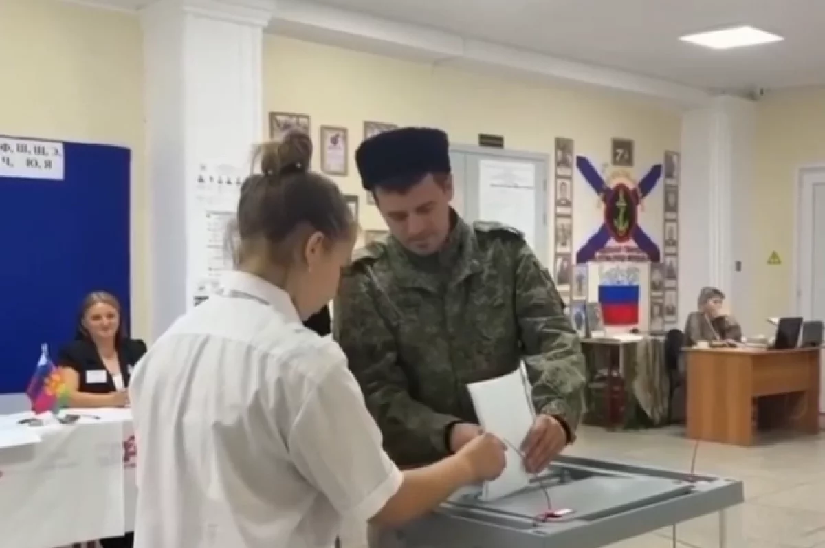 На Кубани участие в выборах депутатов Госдумы принимают ветераны СВО