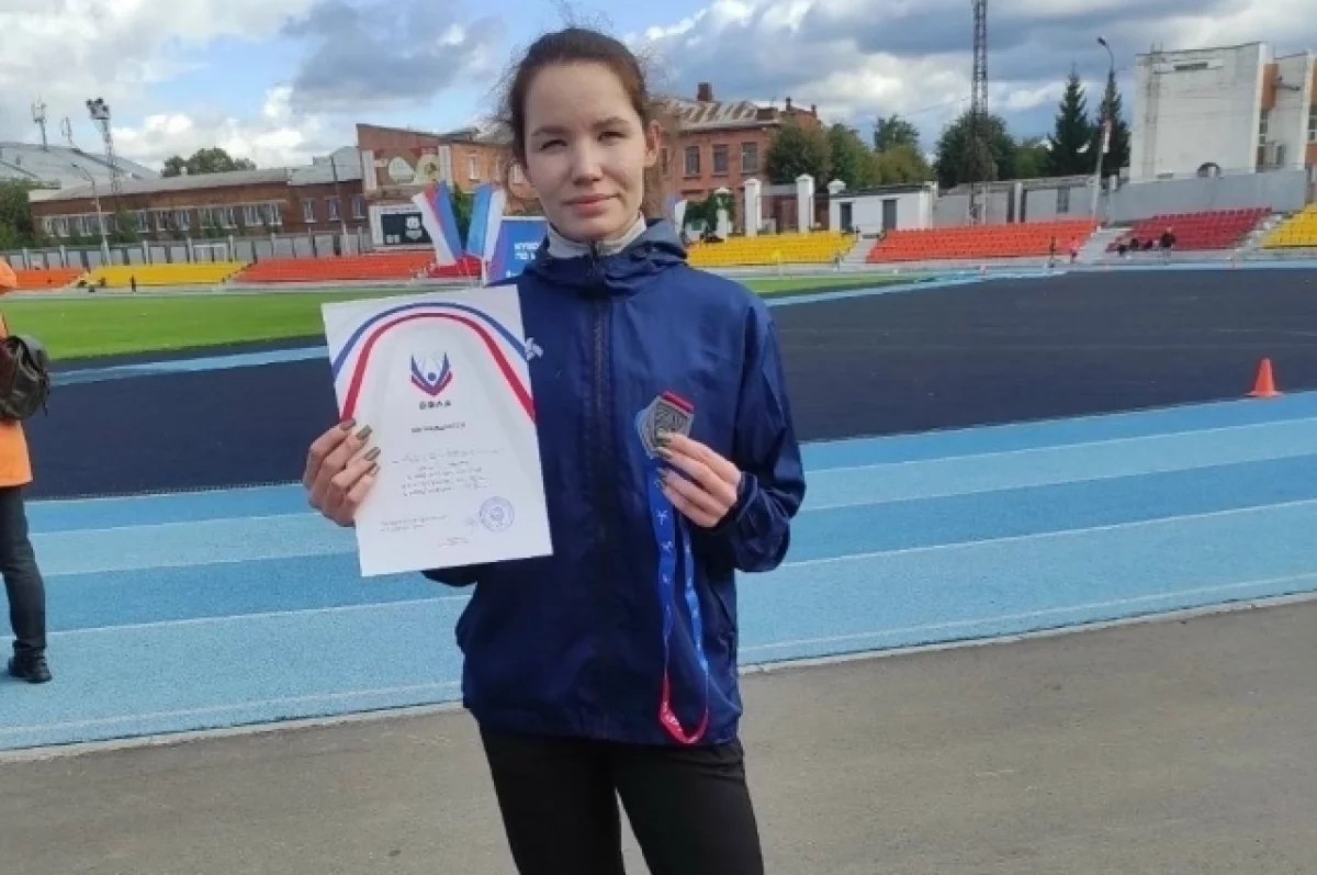 Спортсменка из Перми взяла серебро на чемпионате России по лёгкой атлетике