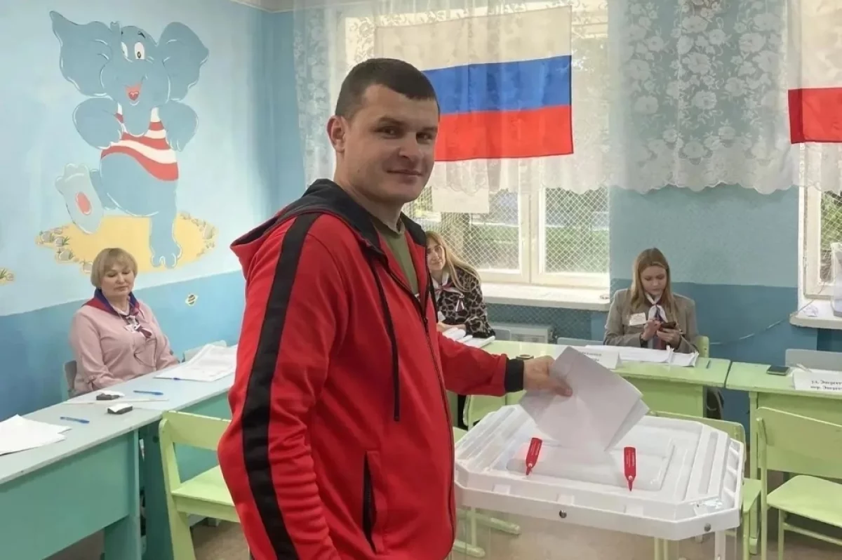 Балашовский спортсмен проголосовал на выборах в Госдуму
