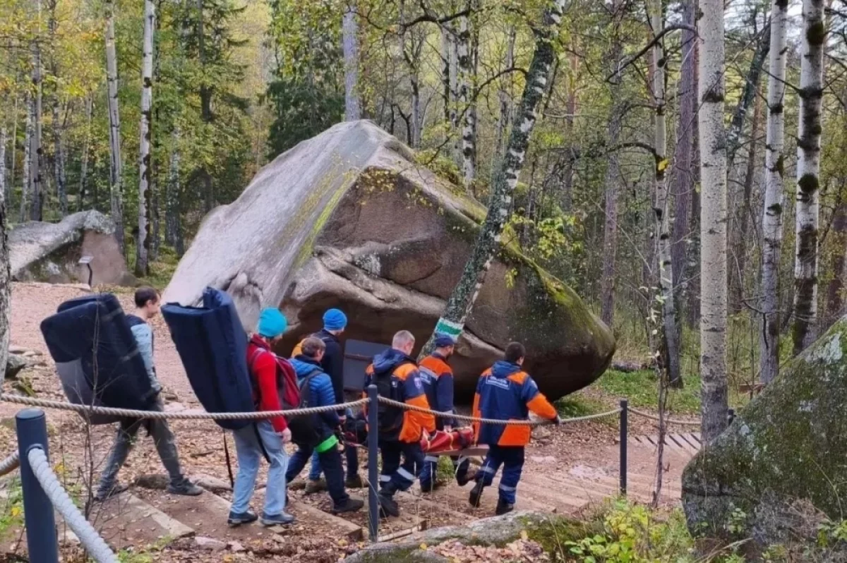 Турист упал со скалы на «Красноярских Столбах»